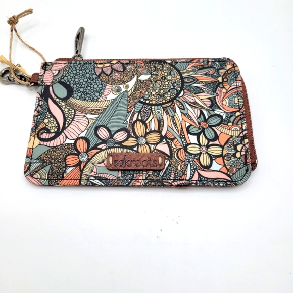 NWOT Sakroots Laguna Cardholder/Coin Purse Sienna Spirit - Picture 1 of 3